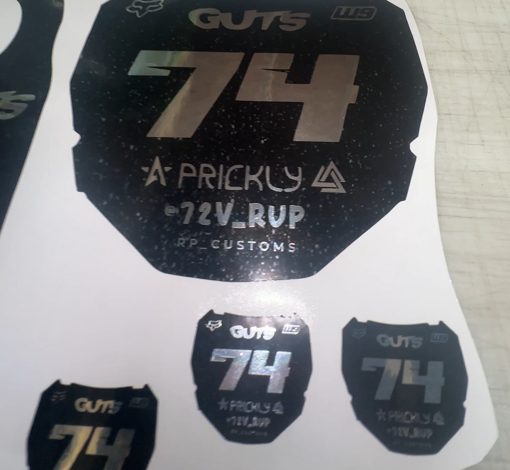 Custom ODI Plate Decal