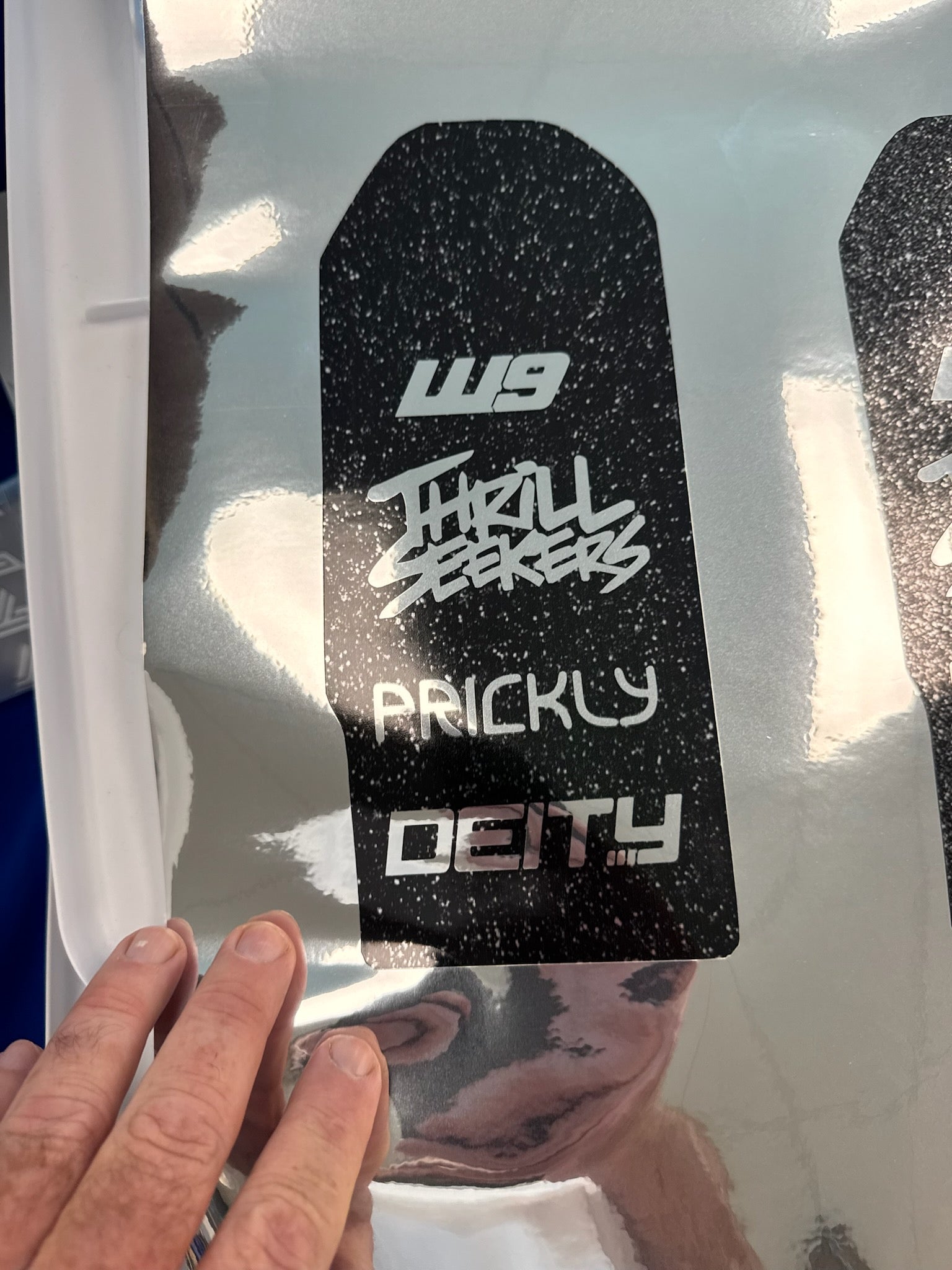 Custom Fork Guard Decals