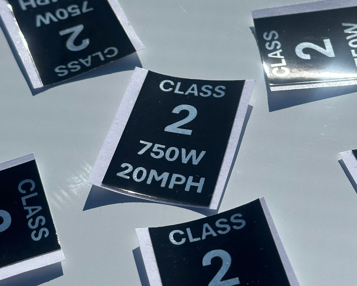 Class 2 Reflective Sticker Class 2 Stickers – Rp Customs