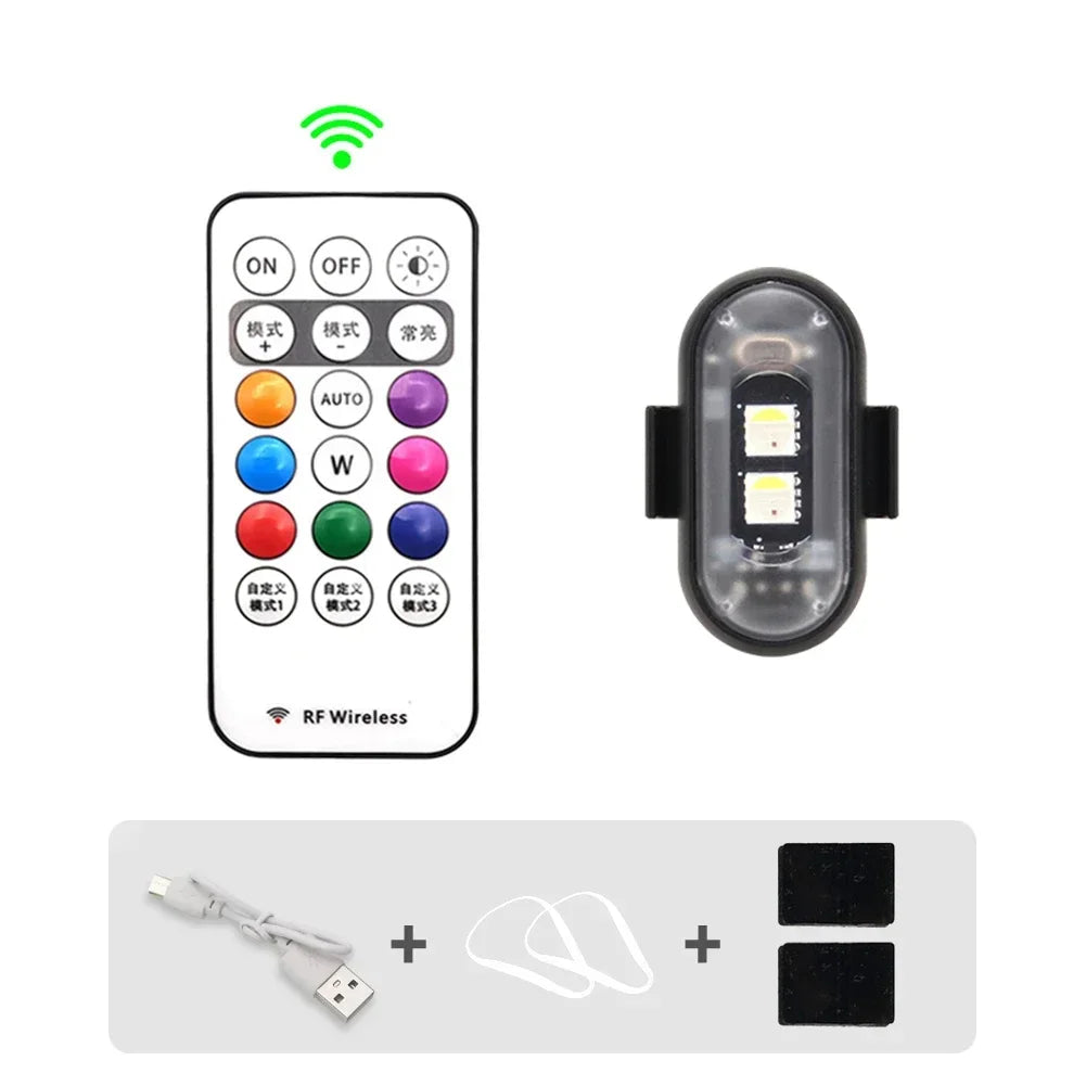 1-6PCS Wireless Rechargeable Underglow With Remote (Free Shipping)